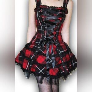 Hell Bunny Harley Tartan Dress